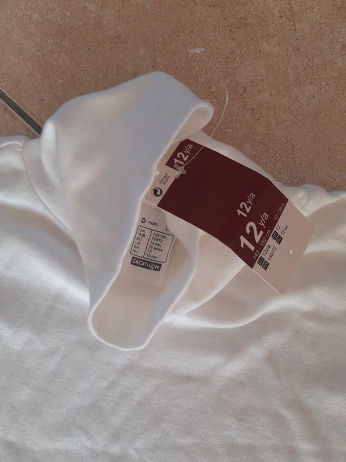 Col roulé 12 ans Neuf crème - photo numéro 3