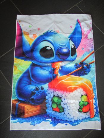 Serviette de douche (bain) Stitch neuve