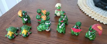 Collection de 11 figurines tortues Kinder