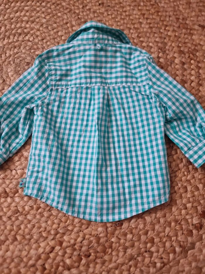 Chemise a carreaux tape a l'œil 6 mois - photo numéro 4