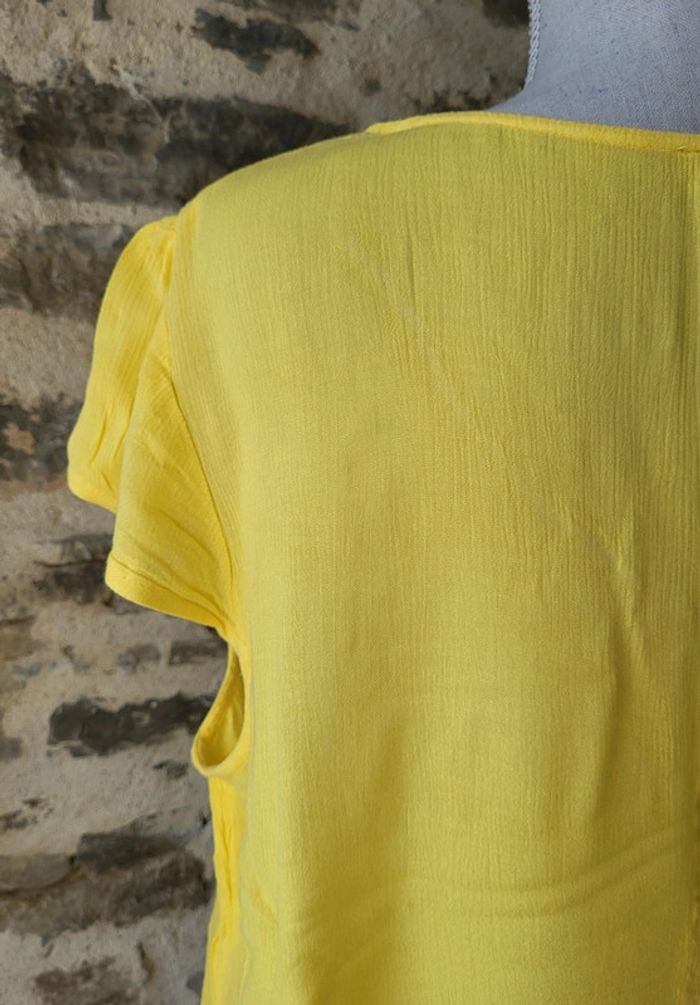 Blouse manches courtes jaune Grain de Malice Taille 44 - photo numéro 6