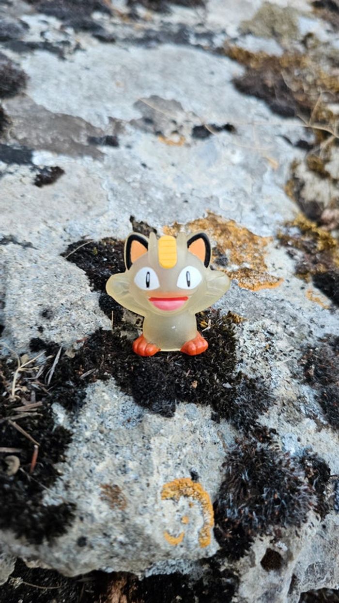 Super figurine Pokemon Nintendo finger puppet miaous transparente - photo numéro 2