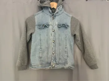 veste en jean bi matière