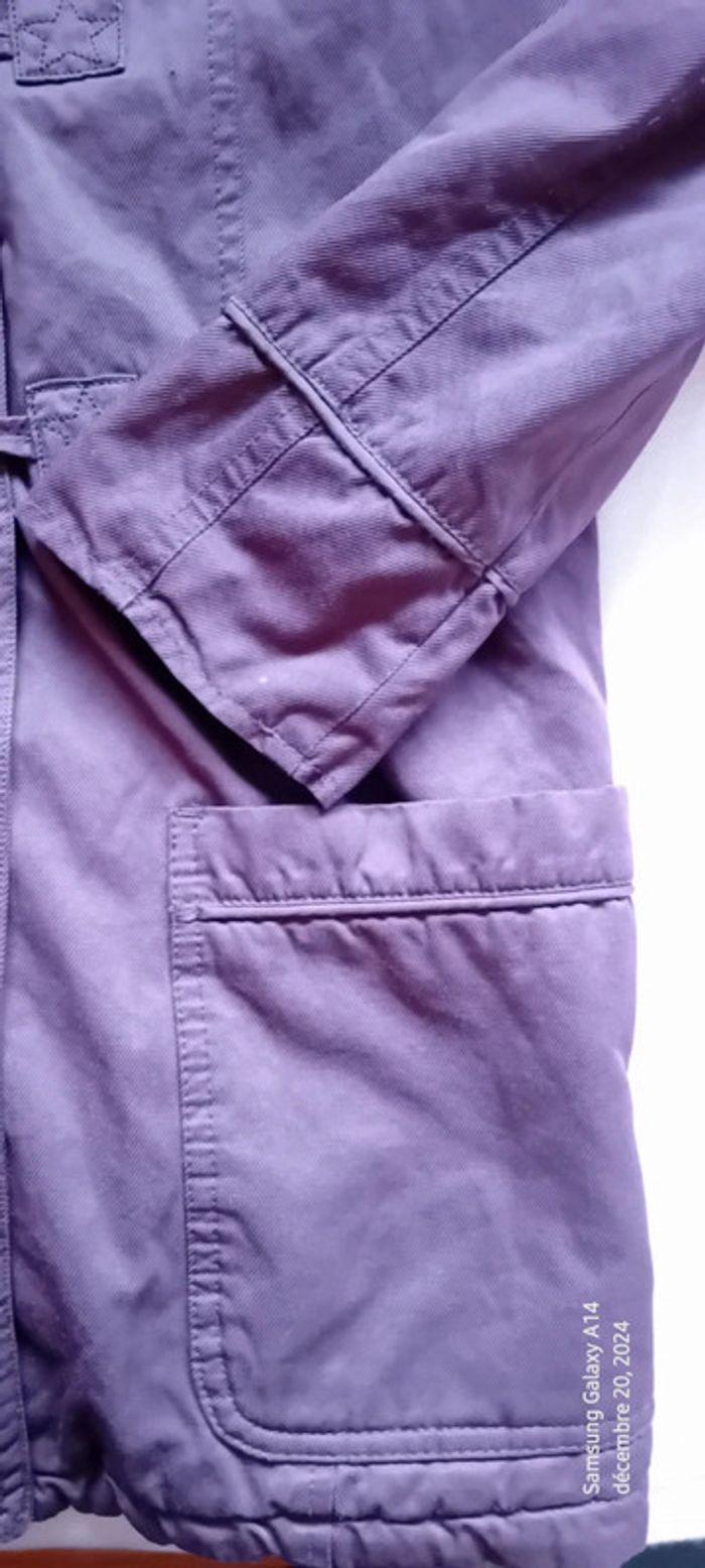 Manteau long style duffle coat prune neuf fille 12 ans okaïdi - photo numéro 10