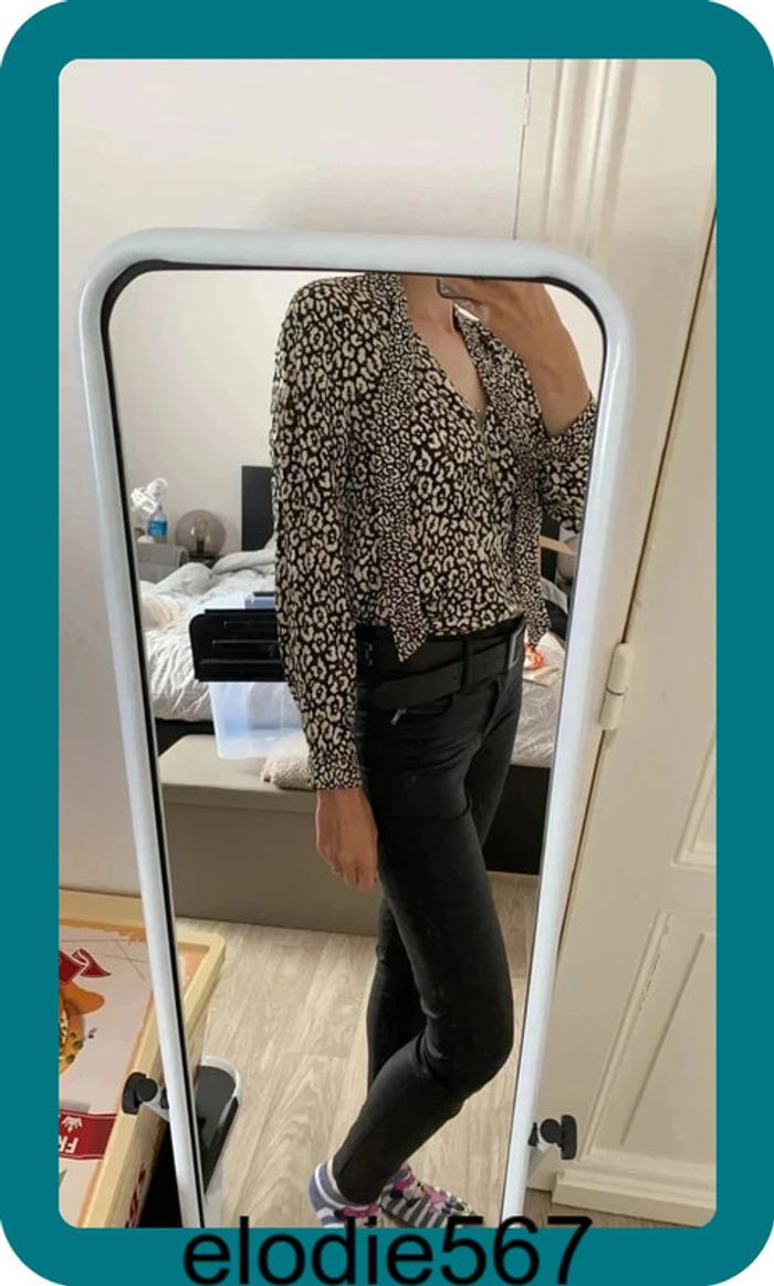 Blouse léopard Esprit taille S - photo numéro 2