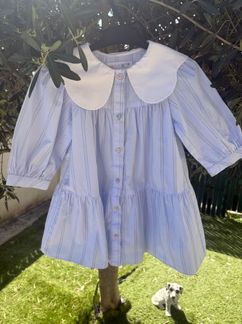 Robe à col Claudine Neuve Zara