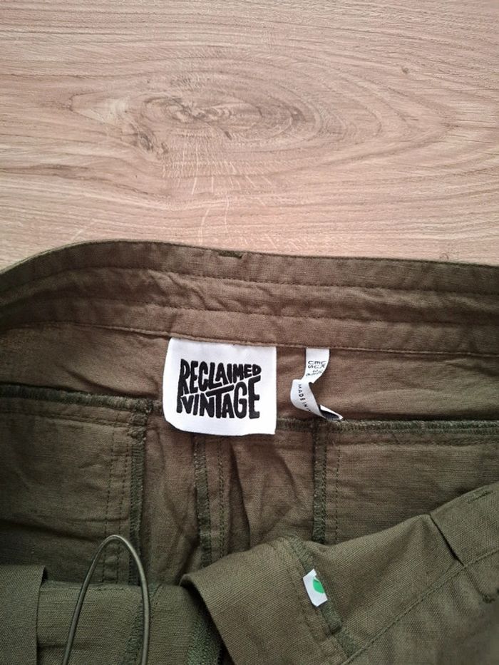 Pantalon femme kaki reclaimed vintage neuf - photo numéro 5