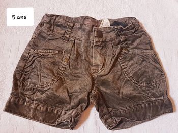 Short velour jean bourget 5 ans