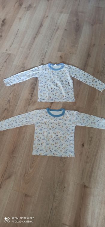 2 maillots de corps 5 ans