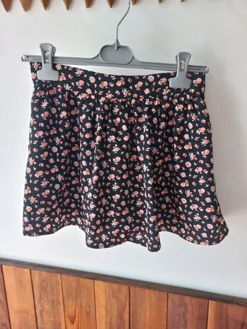 Jupe short fleurie