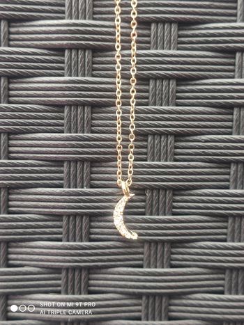 Collier avec quart de lune 🌙