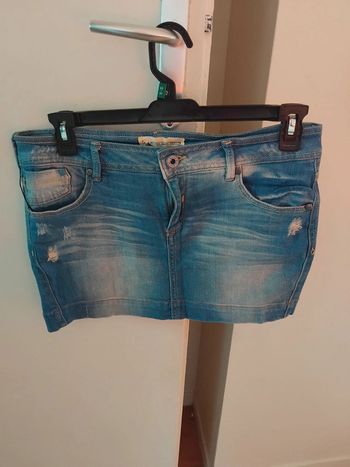 Bershka denim basic jupe mini taille 42