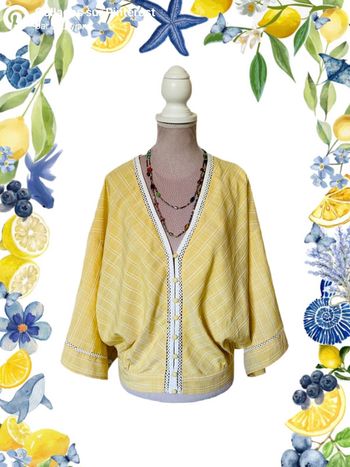 💛🌿Blouse bohème chic jaune pastel Lovestitch Made in India Pastel Boho Blouse🌿💛