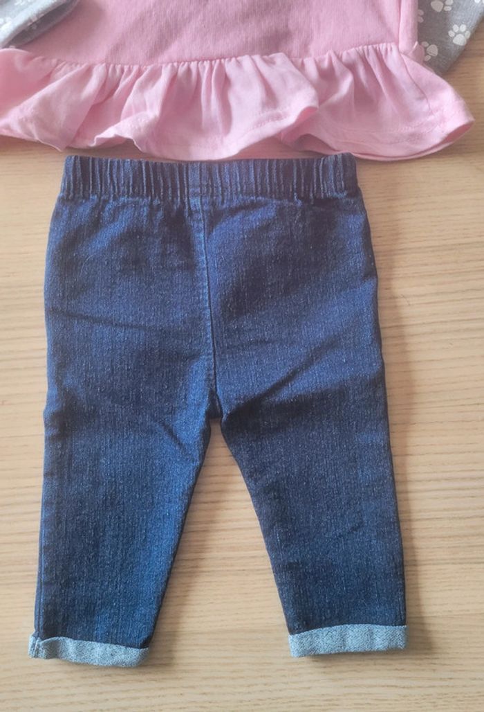 Ensemble pull + Jegging taille 6 mois - photo numéro 5