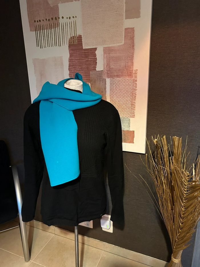 Écharpe Polartec bleu - photo numéro 2
