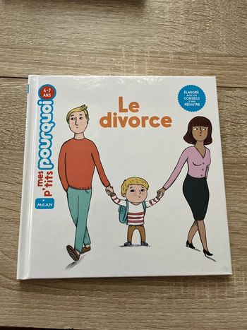 Livre Le divorce Mes p’tit pourquoi 4-7 ans