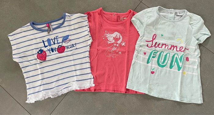 Lot 3 tee-shirts BBF - 18mois