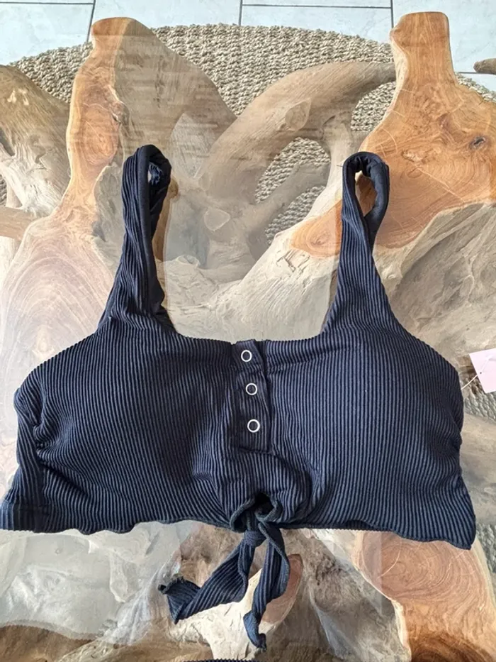 Maillot de bain 2 pièces noir Ardene femme - photo numéro 3