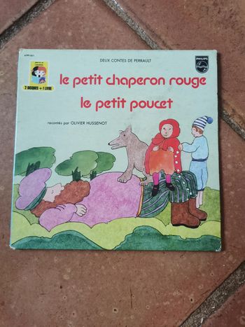 le petit chaperon rouge, le petit poucet, deux contes de Perrault, racontés par Olivier Hussenot