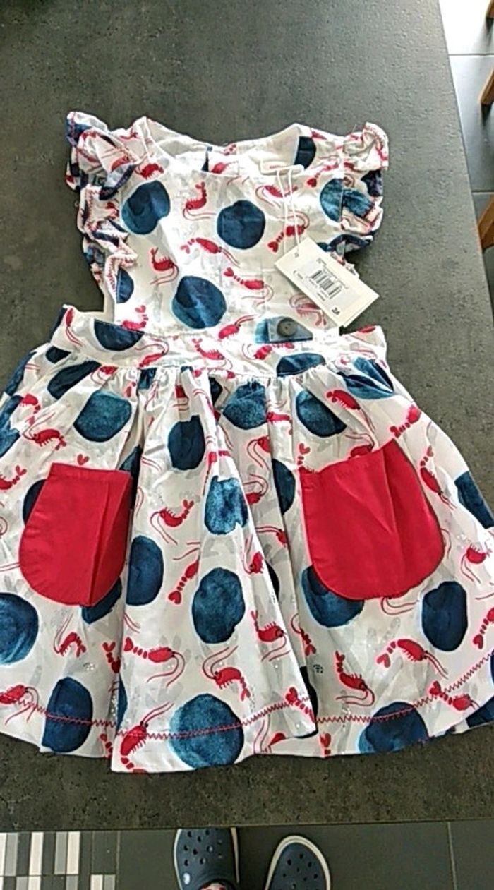 Robe tablier catimini 2 ans