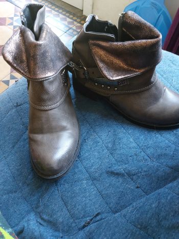 Bottine brune cuivré 37 tendance confortable 