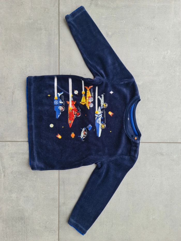 Pyjamas velours 2/3 ans - photo numéro 2