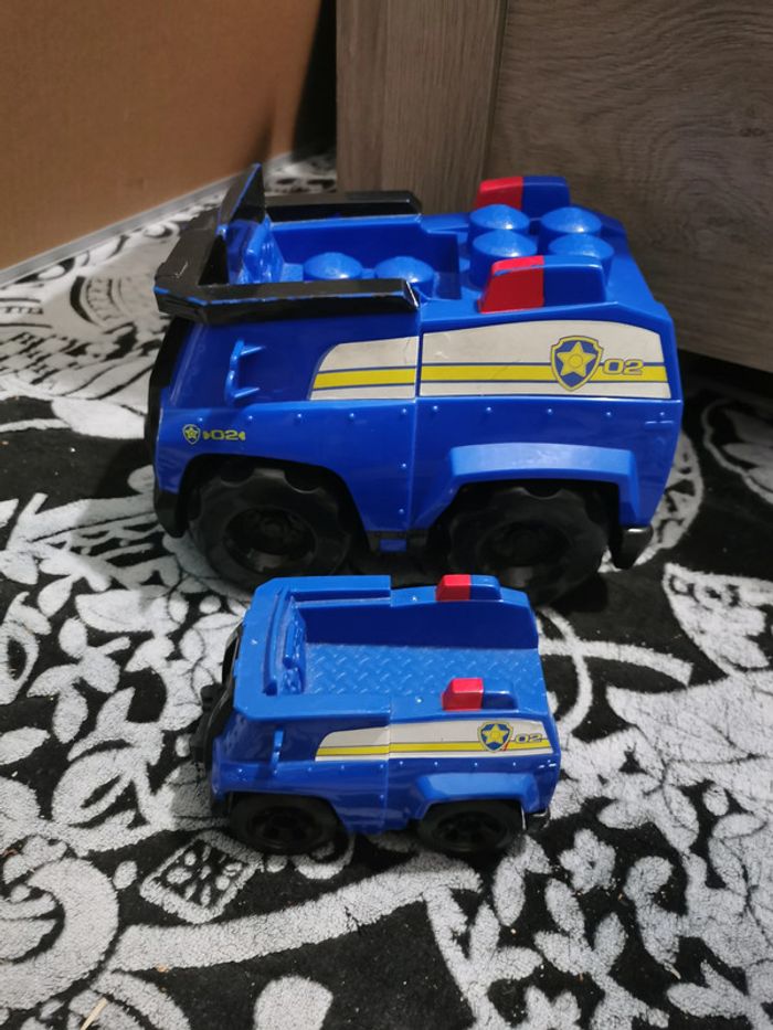 Pat Patrouille lot de 2 voitures de police