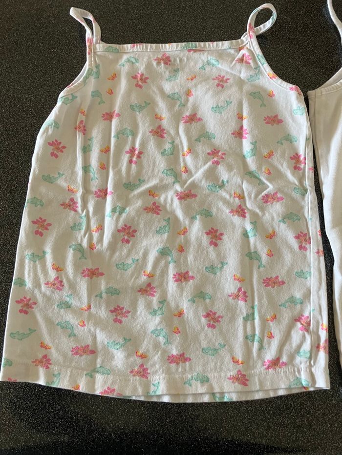 2 débardeurs sous vêtement fille 6 ans DPAM - photo numéro 4