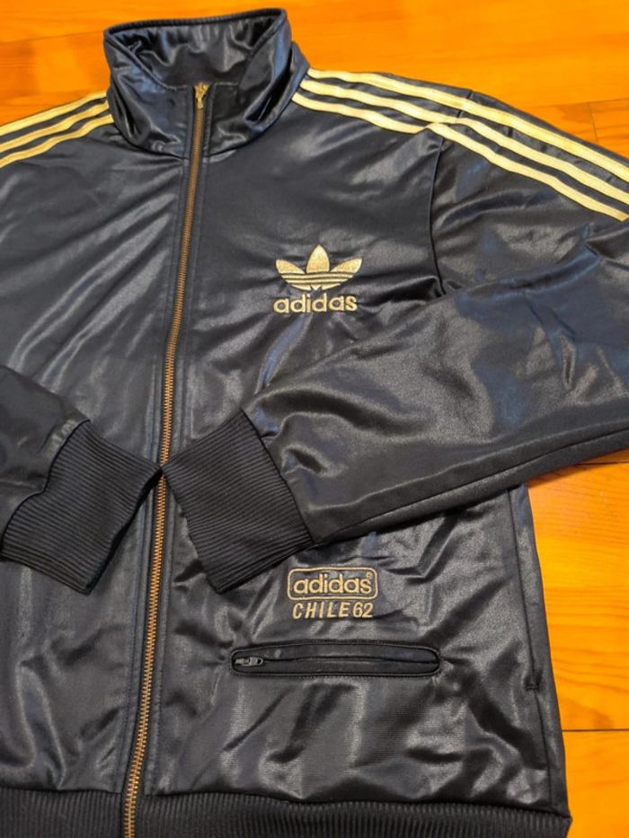 Veste Adidas - Chile 62 - Noir/Doré - Taille M - photo numéro 3