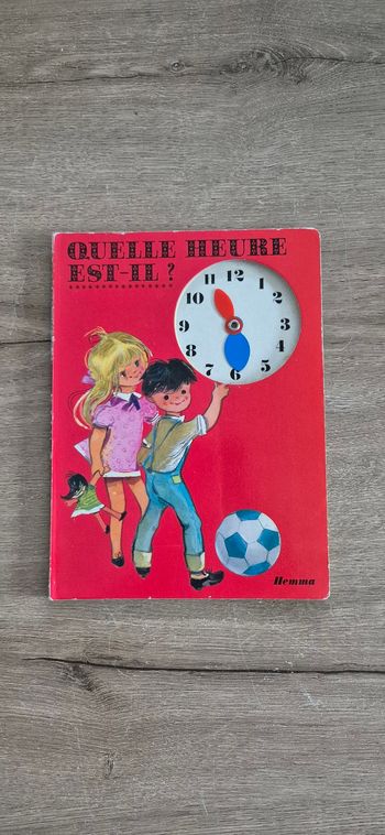 Livre vintage Quelle heure est-il ?