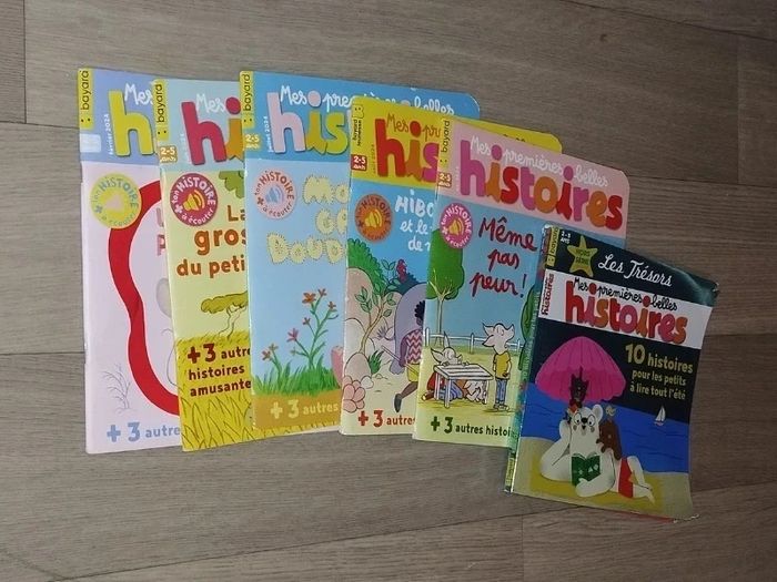 Lot de 6 livres Mes premières belles histoires année 2024 L045  7575567673 - photo numéro 2