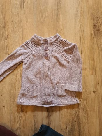 Gilet long, fille, 18 mois, Tape à l'oeil.