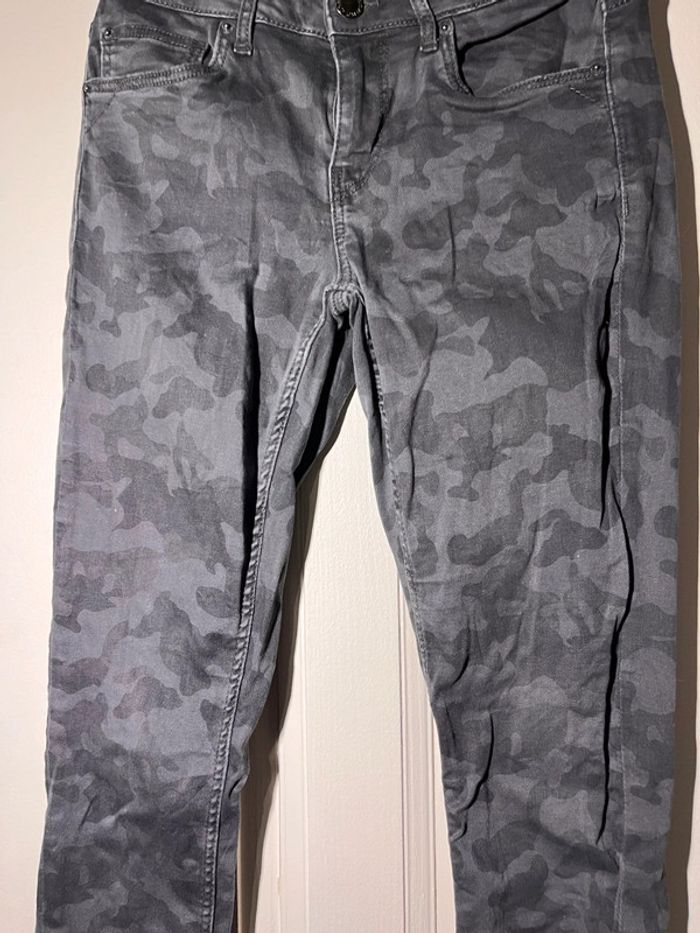 Jeans slim follow me taille 36 camouflage - photo numéro 2