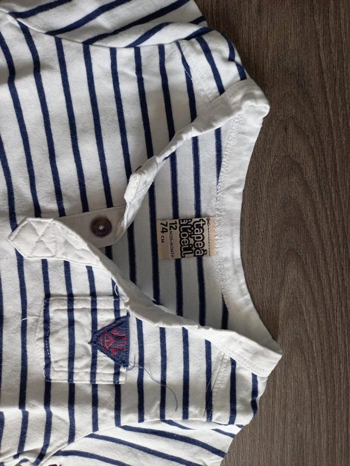 Tee shirt rayé - photo numéro 2