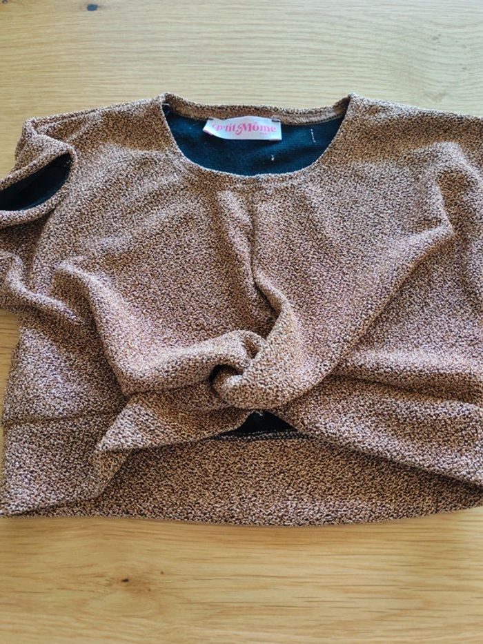 T-shirt crop top paillettes - photo numéro 2