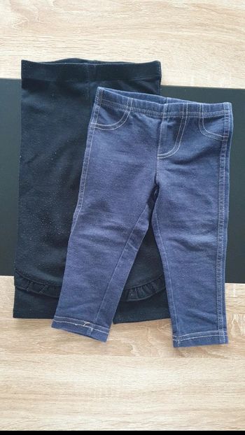 Lot de 2 pantalons 12 mois