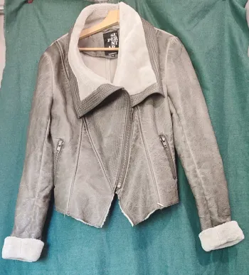 Veste aviateur/ perfecto grise 🍂 Superstar