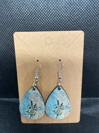 Boucle d’oreille fleur