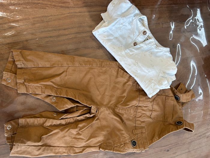 Ensemble t shirt et salopettes - photo numéro 2