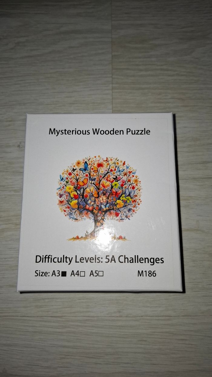 Puzzle en bois arbre