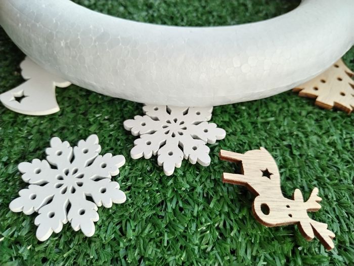 Couronne de l'Avent Noël polystyrène - photo numéro 5