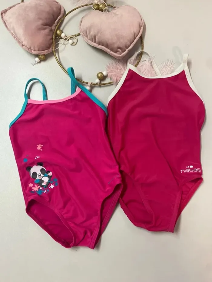 Lot de 2 maillots de bain bébé fille - Taille 6 mois