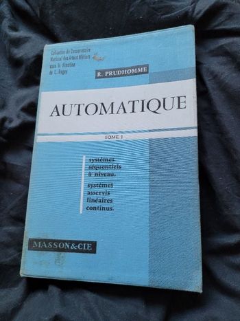 Automatique tome 1