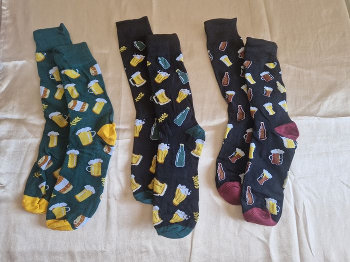 Lot de 3 paires de chaussettes "Beer"