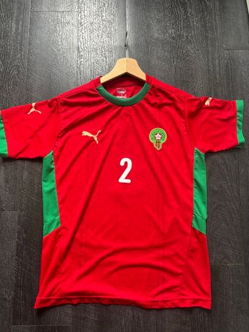 Maillot Maroc Hakimi #2 - Puma - Taille S - Domicile Rouge