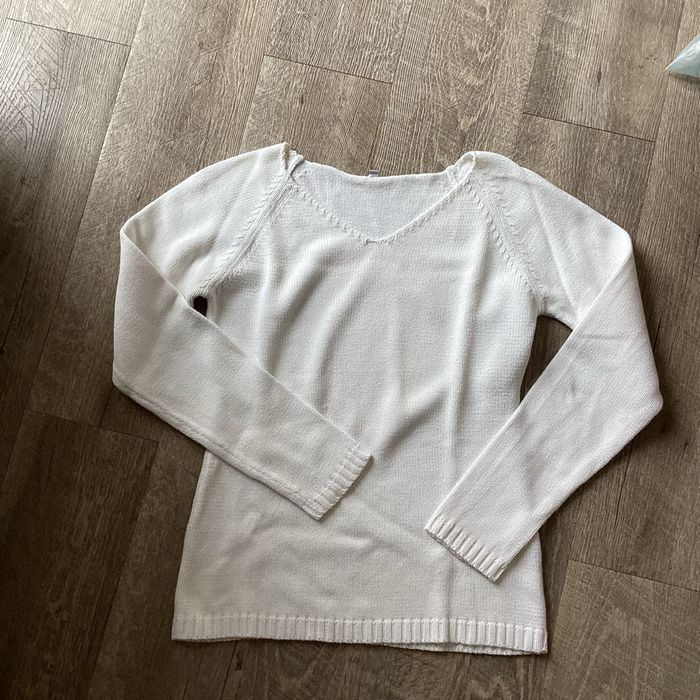 Pull blanc taille 34