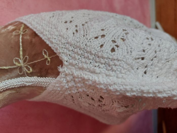 Pull maille ajourée sans manches taille 38-40 - photo numéro 6