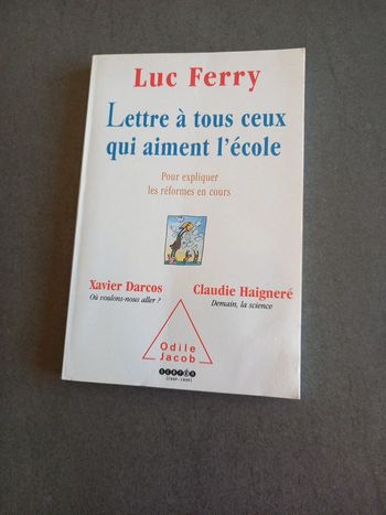 Lettre à tous ceux qui aiment l'école