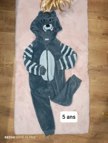 Sur pyjama déguisement ours orchestra 5 ans gris