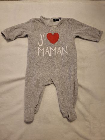 Pyjama j'aime maman
